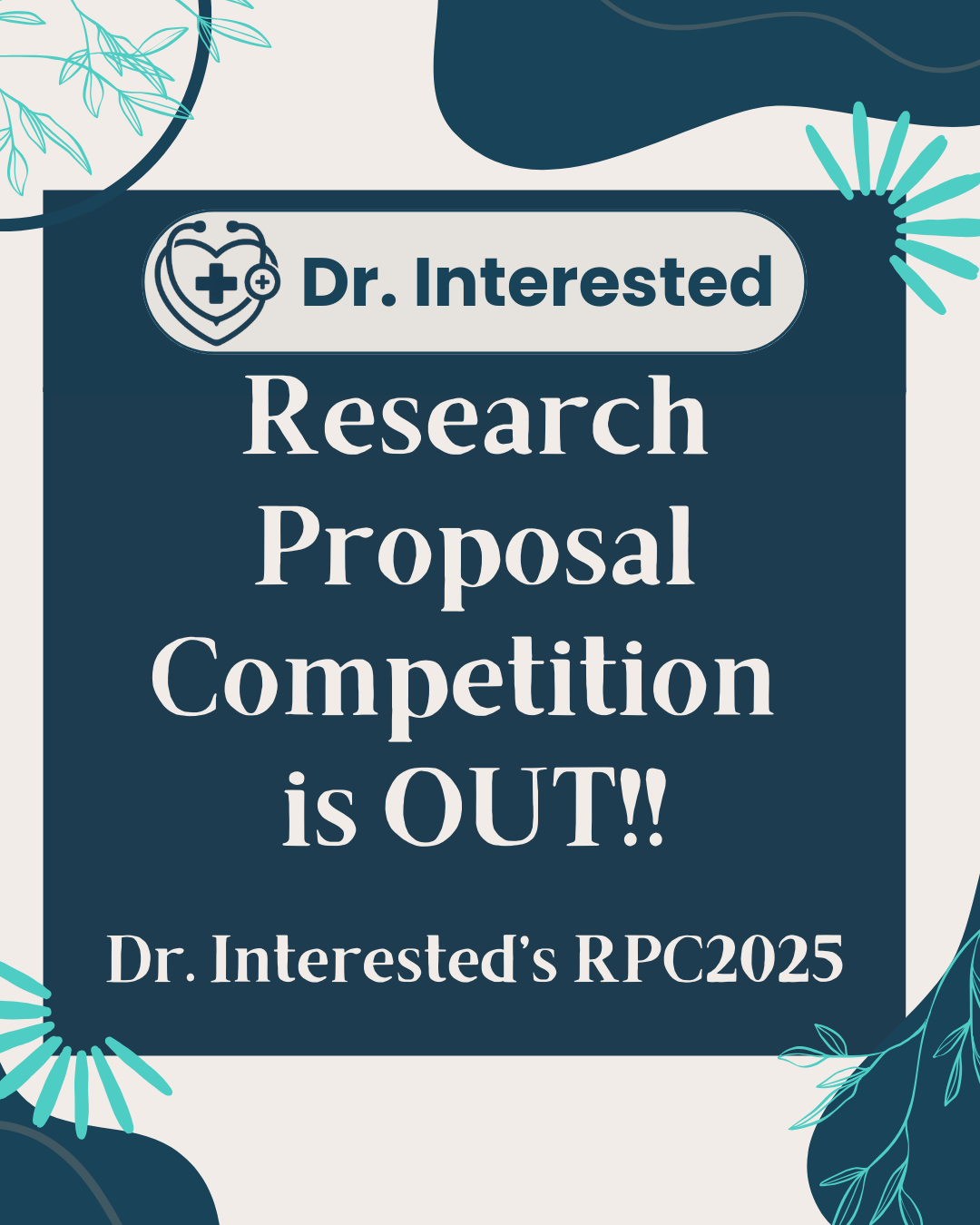 Dr. Interested Event: Research Proposal Competition - Healthcare volunteer opportunity for high school students